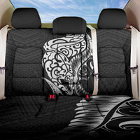 New Zealand Eel Back Car Seat Cover Tuna Aotearoa Maori Patten - Black