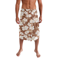 Brown Bula Fiji Masi Hibiscus Seamless Lavalava