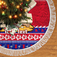Personalised Guam Christmas Tree Skirt Guaman Santas Felis Pasgua LT14 - Polynesian Pride