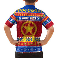 Custom Philippines Christmas Kid Hawaiian Shirt Filipino Parol Maligayang Pasko LT14 - Polynesian Pride