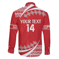 Custom Mate Maa Tonga Family Matching Long Sleeve Bodycon Dress and Hawaiian Shirt 2024 Go Champions LT14 - Polynesian Pride