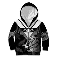 Aotearoa Silver Fern Rugby Custom Kid Hoodie 2024 Go Kiwi