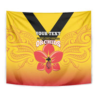 Orchids PNG Rugby Custom Tapestry Go Champions Papua New Guinea