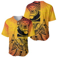 Marquesas Islands Baseball Jersey Marquesan Matatiki Fish Hook Patutiki LT14 - Polynesian Pride