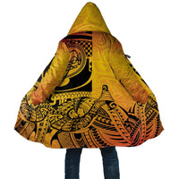 Marquesas Islands Cloak Marquesan Matatiki Fish Hook Patutiki LT14 Unisex Yellow - Polynesian Pride