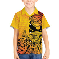 Marquesas Islands Family Matching Summer Maxi Dress and Hawaiian Shirt Marquesan Matatiki Fish Hook Patutiki - Polynesian Pride