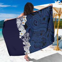 Blue Samoa Tattoo Sarong Plumeria Samoan Ocean Tatau Pattern - Polynesian Pride