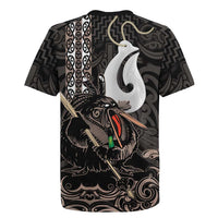 Aotearoa Hei Matau Rugby Jersey Haka Kiwi Mix Maori Mangopare