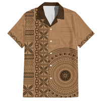 Fakaalofa Lahi Atu Niue Hawaiian Shirt Vintage Hiapo Pattern Brown Version LT14 Brown - Polynesian Pride