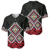 Kia Ora Aotearoa Baseball Jersey 2025 Pasifika Maori Taniko Motifs