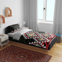 Kia Ora Aotearoa Bedding Set 2025 Pasifika Maori Taniko Motifs
