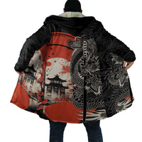 Japanese Dragon Katana Enso Cloak Japan Pagoda Seamless Cloud - Polynesian Pride