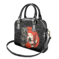 Japanese Dragon Katana Enso Shoulder Handbag Japan Pagoda Seamless Cloud - Polynesian Pride