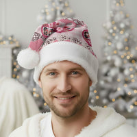 Japanese Daruma Doll Palaka Christmas Santa Hat Cherry Blossoms With Shell Lei LT14 - Polynesian Pride