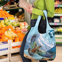 New Zealand South Island Grocery Bag Te Waipounamu Aoraki Kea Bird