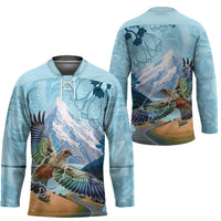 New Zealand South Island Hockey Jersey Te Waipounamu Aoraki Kea Bird LT14 - Polynesian Pride