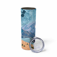 New Zealand South Island Skinny Tumbler Te Waipounamu Aoraki Kea Bird LT14 - Polynesian Pride
