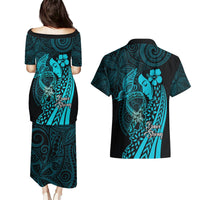 Polynesia World Ovarian Cancer Day Couples Matching Puletasi and Hawaiian Shirt You Matter Polynesian Women LT14 - Polynesian Pride