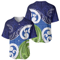 Southland New Zealand Baseball Jersey Maori Koru Flag Color
