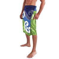 Southland New Zealand Lavalava Maori Koru Flag Color