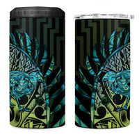 Southland Takehe Pounama 4 in 1 Can Cooler Tumbler Aotearoa Poutama Paua Shell Fern