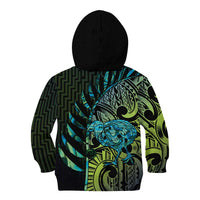 Southland Takehe Pounama Kid Hoodie Aotearoa Poutama Paua Shell Fern