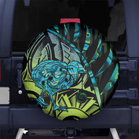 Southland Takehe Pounama Spare Tire Cover Aotearoa Poutama Paua Shell Fern