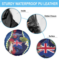 Southland Anniversary Day Spare Tire Cover Murihiku 1861 Maori Bird Mix Pohutukawa