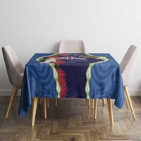 Southland Anniversary Day Tablecloth Murihiku 1861 Maori Bird Mix Pohutukawa