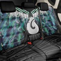 Aotearoa Korowai Motif Back Car Seat Cover Hei Matau Poutama Maori Pattern
