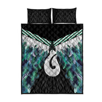 Aotearoa Korowai Motif Quilt Bed Set Hei Matau Poutama Maori Pattern