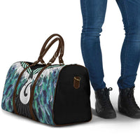 Aotearoa Korowai Motif Travel Bag Hei Matau Poutama Maori Pattern - Polynesian Pride