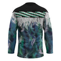 Aotearoa Korowai Motif Hockey Jersey Hei Manaia Poutama Maori Pattern - Polynesian Pride