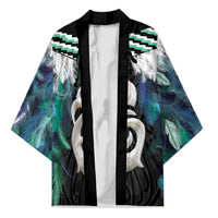 Aotearoa Korowai Motif Kimono Hei Manaia Poutama Maori Pattern - Polynesian Pride