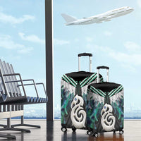 Aotearoa Korowai Motif Luggage Cover Hei Manaia Poutama Maori Pattern