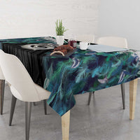 Aotearoa Korowai Motif Tablecloth Hei Manaia Poutama Maori Pattern