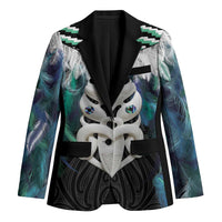 Aotearoa Korowai Motif Blazer Maori Wheku Poutama - Polynesian Pride