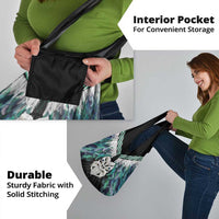 Aotearoa Korowai Motif Grocery Bag Maori Wheku Poutama