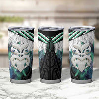 Aotearoa Korowai Motif Tumbler Cup Maori Wheku Poutama