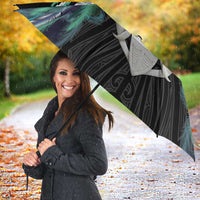 Aotearoa Korowai Motif Umbrella Maori Wheku Poutama - Polynesian Pride