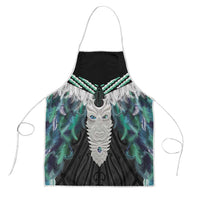 Aotearoa Korowai Motif Apron Maori Tane Poutama - Polynesian Pride