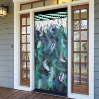 Aotearoa Korowai Motif Door Cover Maori Tane Poutama - Polynesian Pride