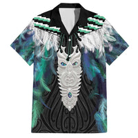 Aotearoa Korowai Motif Hawaiian Shirt Maori Tane Poutama