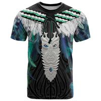 Aotearoa Korowai Motif T Shirt Maori Tane Poutama