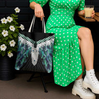 Aotearoa Korowai Motif Tote Bag Maori Tane Poutama - Polynesian Pride