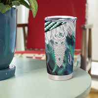 Aotearoa Korowai Motif Tumbler Cup Maori Tane Poutama
