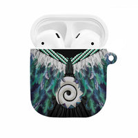 Aotearoa Korowai Motif AirPods Case Maori Koru Poutama - Polynesian Pride