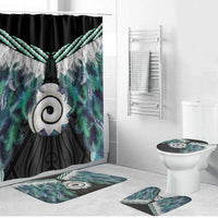Aotearoa Korowai Motif Bathroom Set Maori Koru Poutama - Polynesian Pride