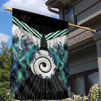 Aotearoa Korowai Motif Garden Flag Maori Koru Poutama