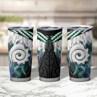 Aotearoa Korowai Motif Tumbler Cup Maori Koru Poutama